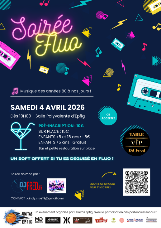 Soirée dansante version Fluo